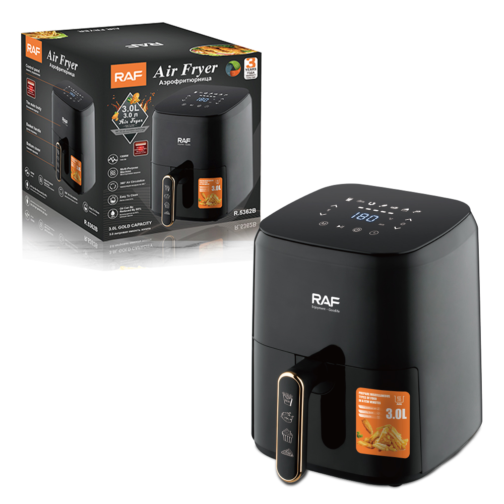 RAF European and American standard cross-border air fryer, large-capacity multi-functional intelligent household digital display electric fryer 4.8, oil-free Application Scenario