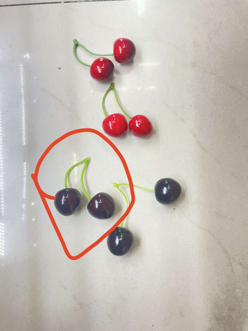 Simulated fruit, fake cherry, mini fruit diy, cherry, apple, vegetable, hair clip accessory, a cute and adorable tool detail image 4