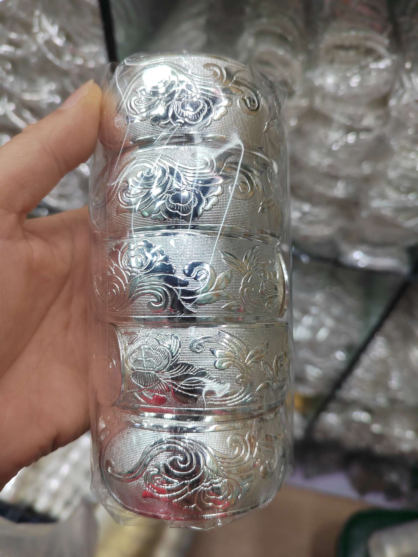 沙金景泰蓝玉手镯 精致手链 手饰 高档饰品 时尚女士手镯 高质量手镯首饰产品图