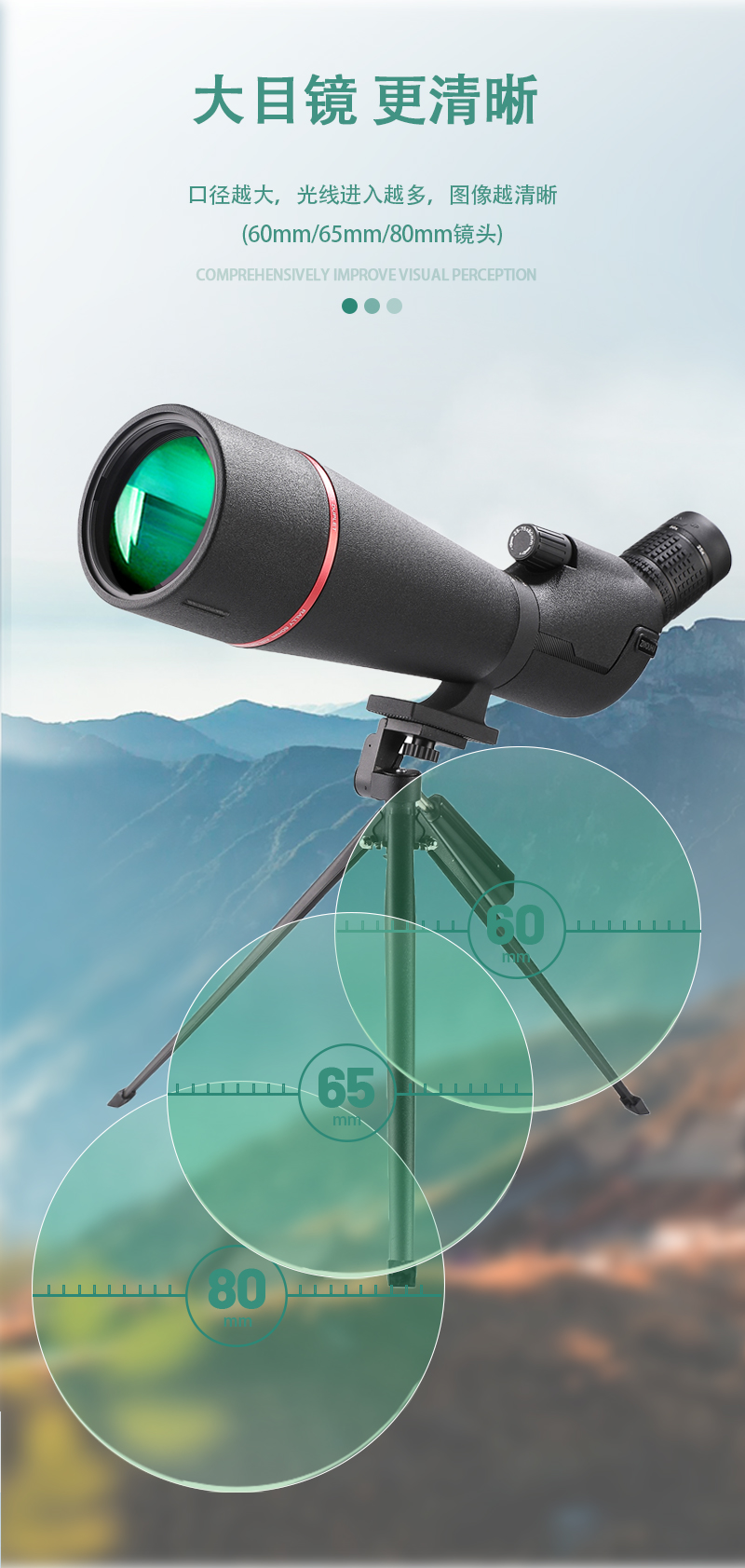 Ziyouhu 25-75X80 astronomical telescopic glasses are professional high-power space high-definition telescopes for stargazing and sky observation pic 4