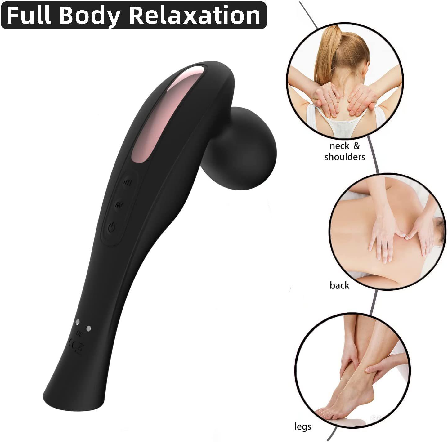 cross-border handheld massager fascial gun vibrator female masturbation body massage adult products