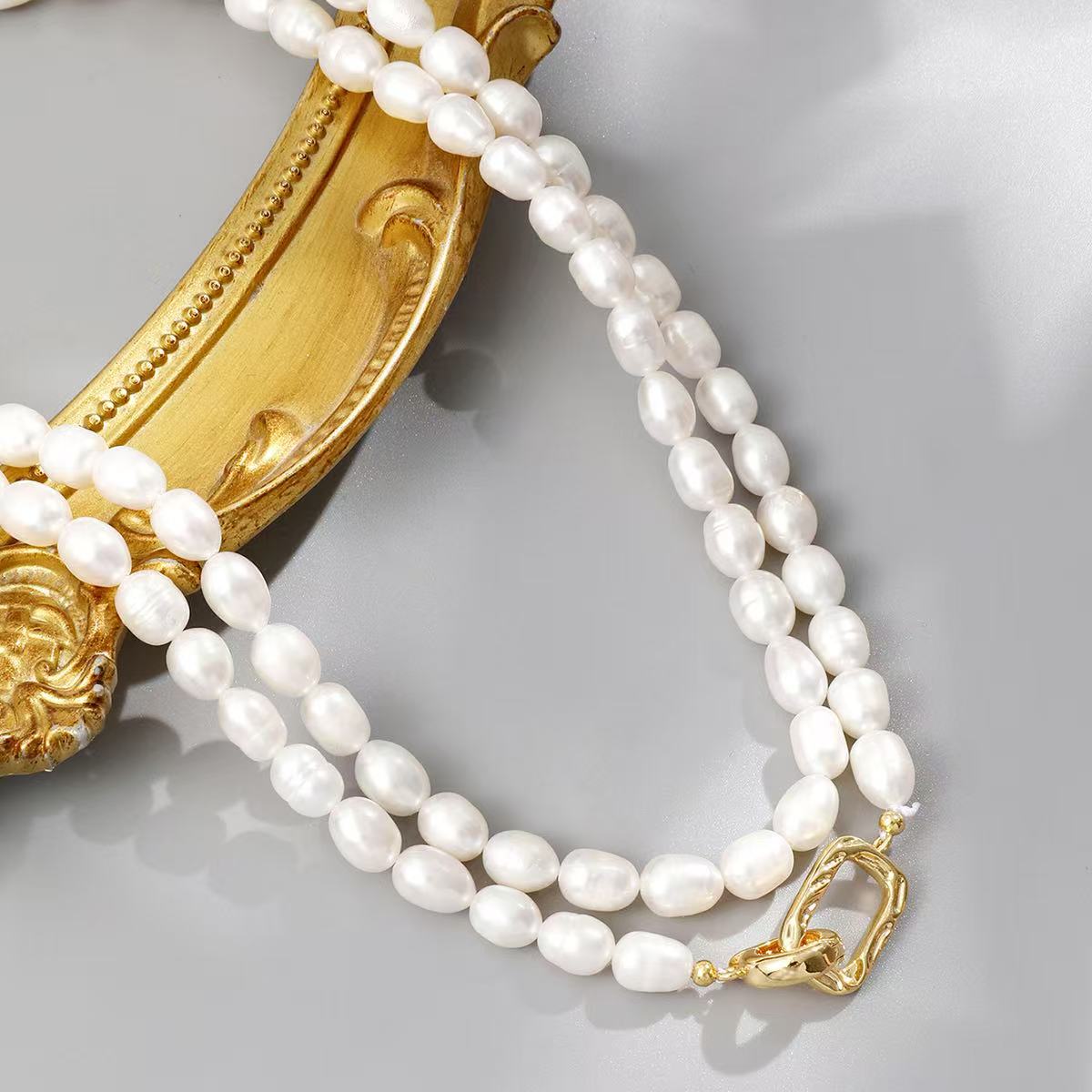 淡水珍珠毛衣链