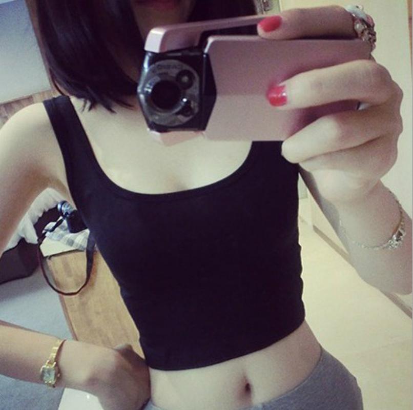 9.9 free shipping one piece dropshipping combed cotton camisole women's summer sports base tube top wrapped chest camisole
