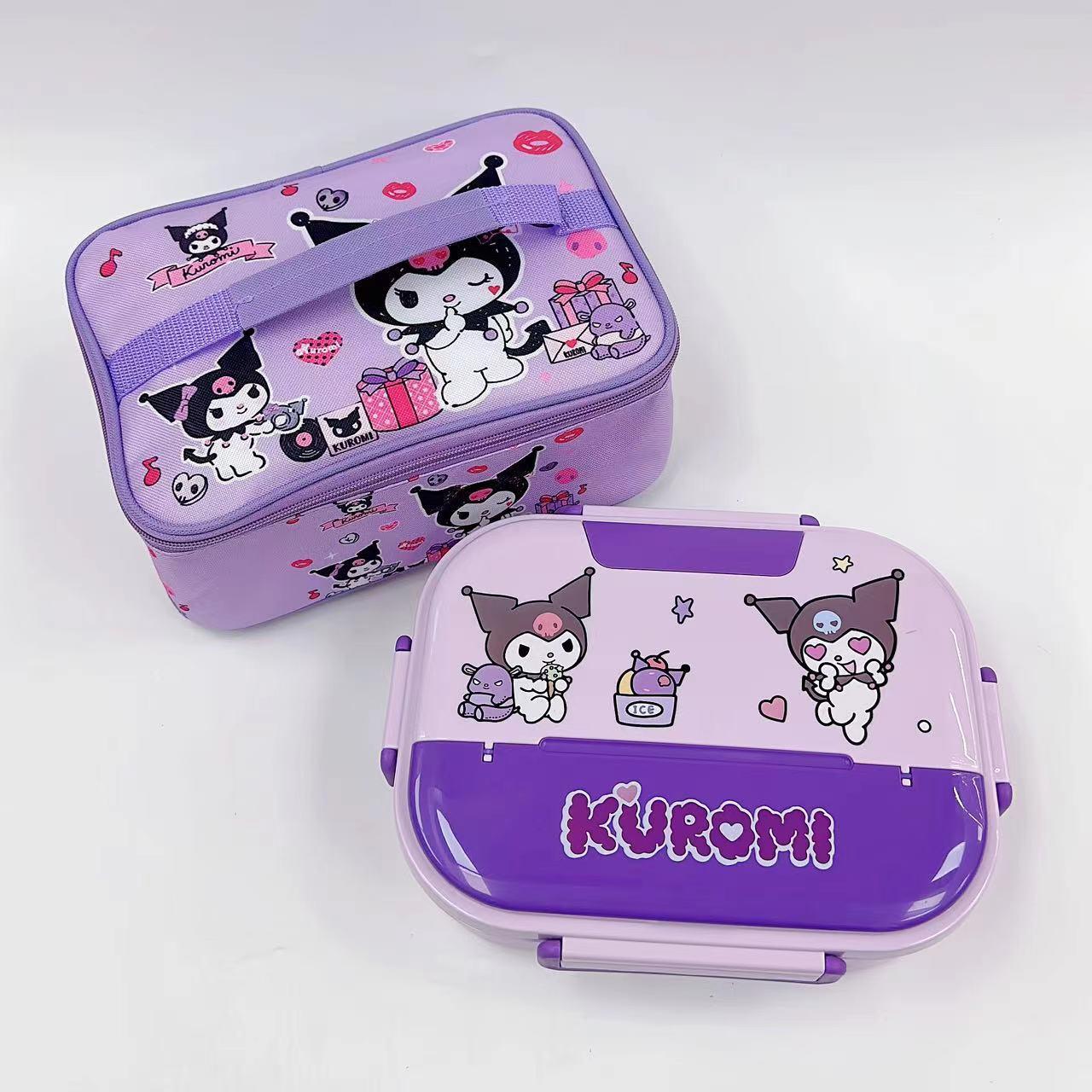 304 stainless steel insulated lunch box compartment with soup bowl student bento box cartoon cute lunch at work lunch box