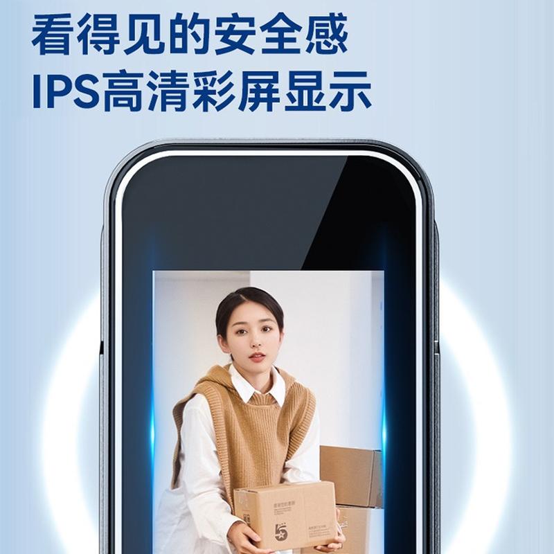 face recognition fingerprint lock peephole viewer electronic password lock household automatic entry door smart door lock Application Scenario