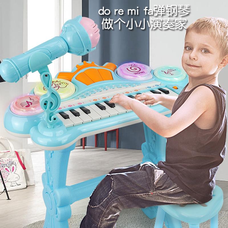children's early education simulation music piano children's gift toys box toy girl electronic keyboard grand piano