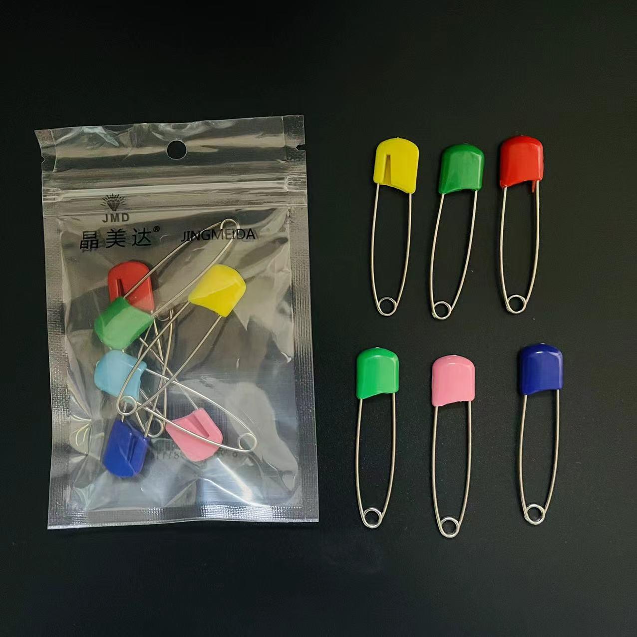 color cartoon child pin multi-purpose baby pin buckle baby's triangular hood saliva towel lock pin full figure
