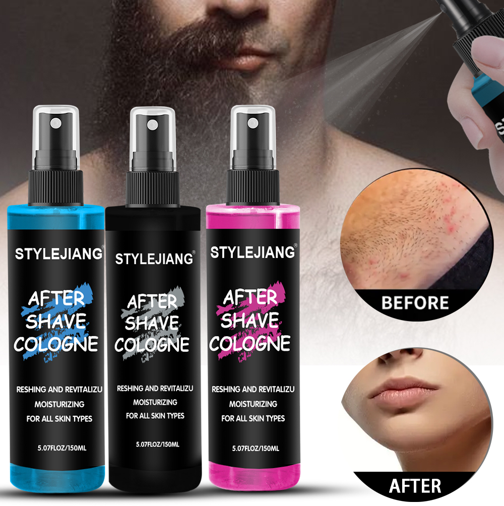 跨境男士须后水保湿剃须后护理刮胡子后胡须修护喷雾批发详情9