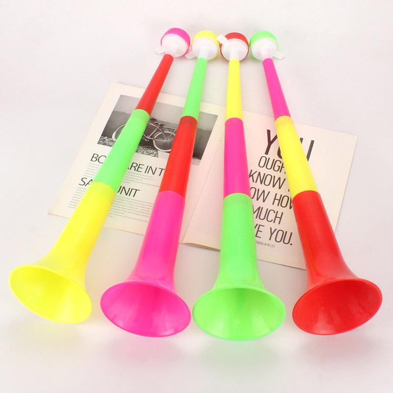 three-tone football horn musical instrument cheer up electronic keyboard activity supplies atmosphere party ball game children's toys