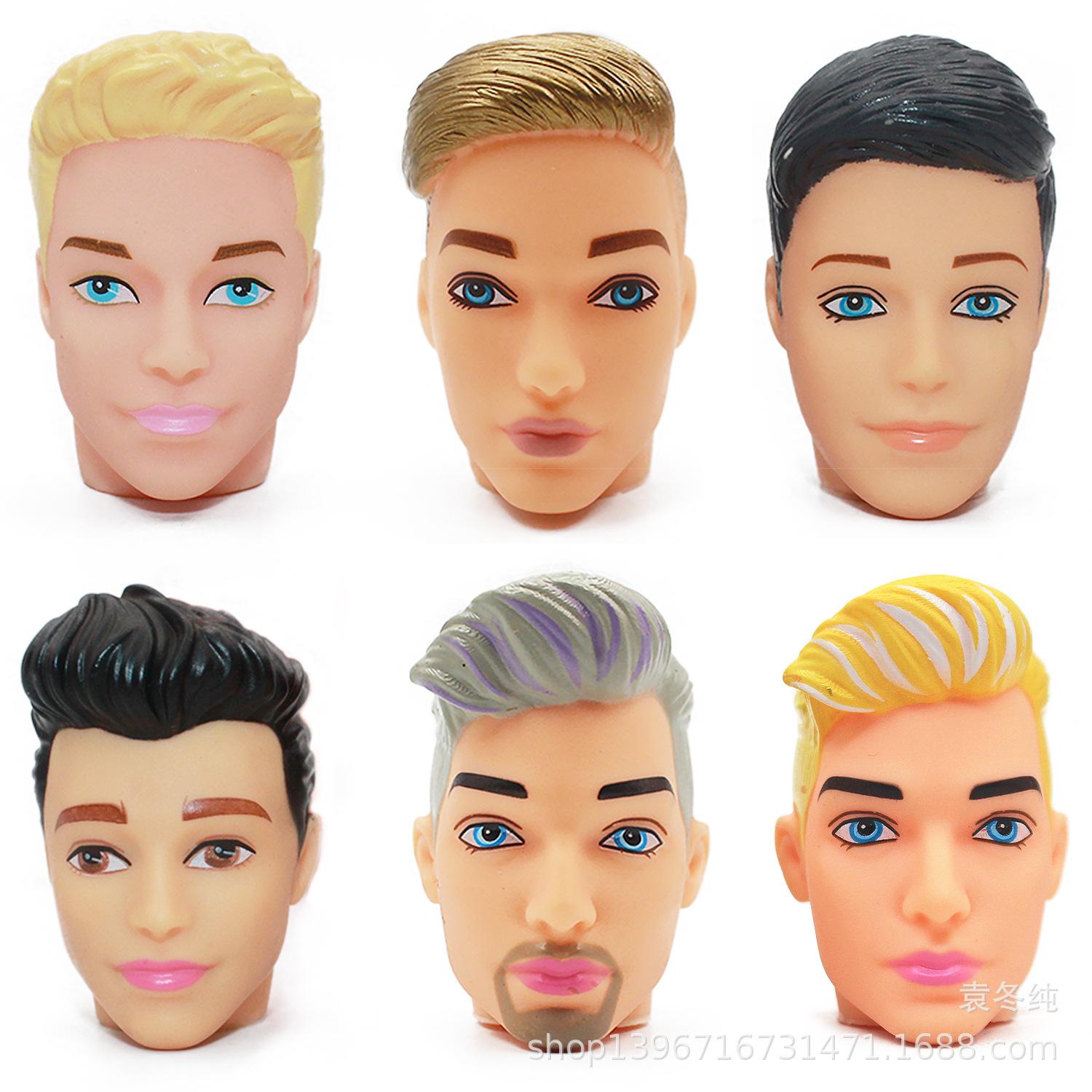 15 optional toys barbie doll boyfriend ken vinyl headband hair man baby head 30cm ken fashion