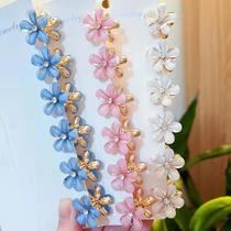 early spring fairy flower small jaw clip barrettes side girl clip side clip hair claw shark clip hair accessories headwear