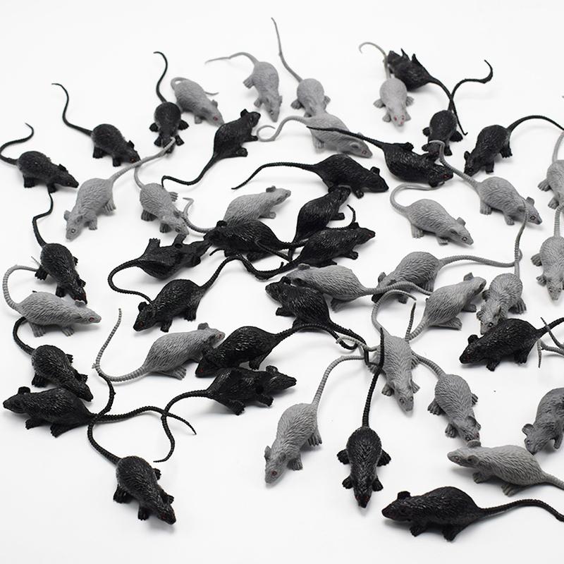 New Exotic Mini Gray Black White Little Mouse Kid Model Prank Horror Scary Toy Halloween Toy