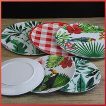 dinner set melamine dish foreign trade custom ins style good-looking high sense candy dried fruit tray commercial wholesale