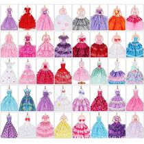 factory direct sales light barbie doll clothes wedding dress doll dress princess fashion accessories large dress