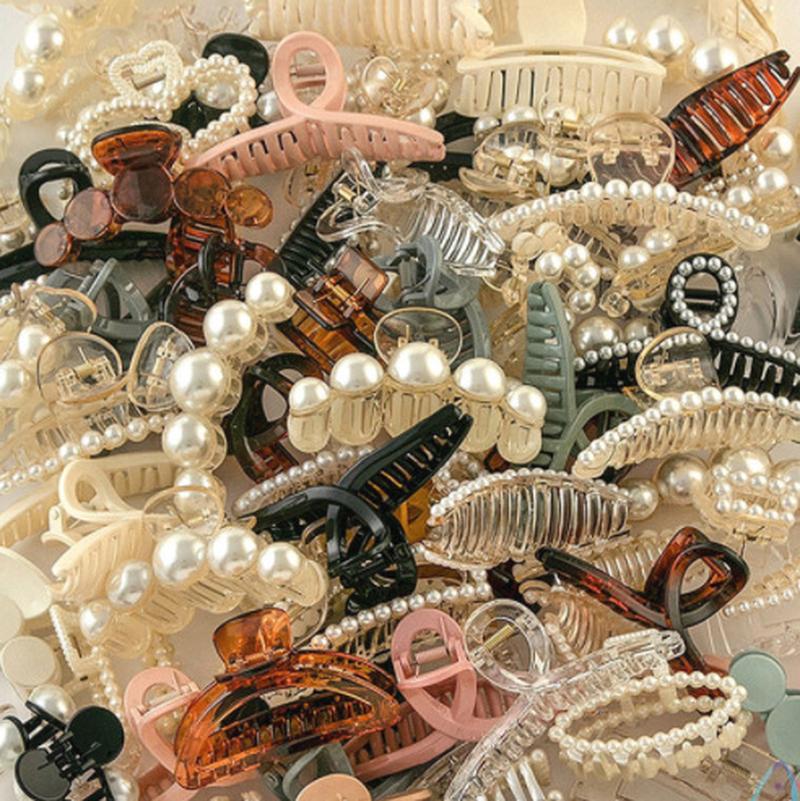 barrettes women's back head grip shark clip hairpin high sense hair claw large hair clip barrettes sub-headdress 2024 new