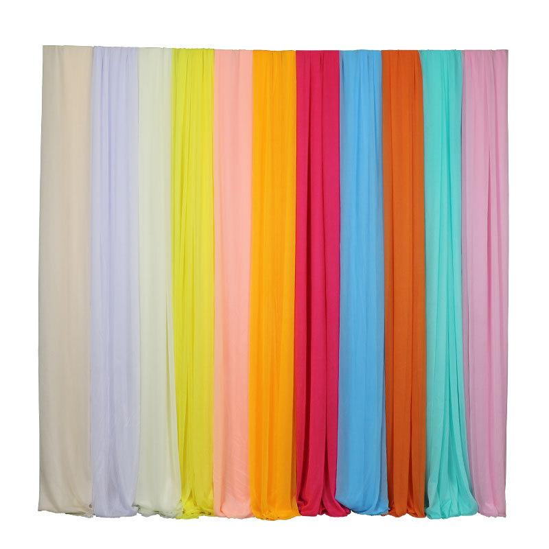cross-border seaside pneumatic voile outdoor wedding arch decoration purdah birthday party layout tablecloths table runners valance Item Picture