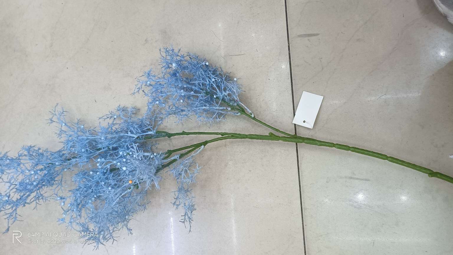 婚庆仿真花 婚庆装饰花，家装干花 仿真花 仿真黄芦草 情人草 Specification drawing