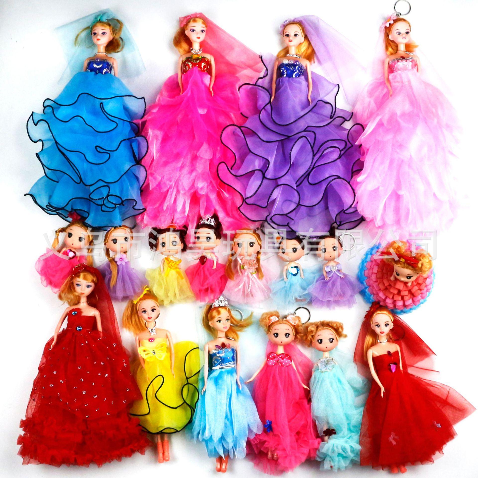 new 35cm confused doll wedding dress key ring pendant wangzhao barbie doll doll scenic spot hot selling factory