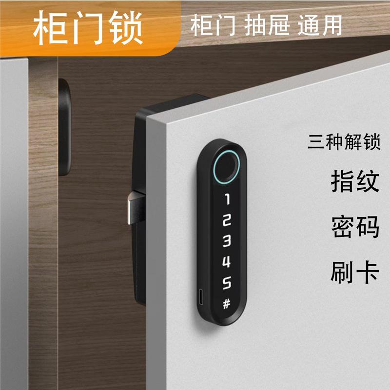 cabinet fingerprint lock sauna wardrobe shoe cabinet drawer fingerprint lock office desk office smart home password lock full figure