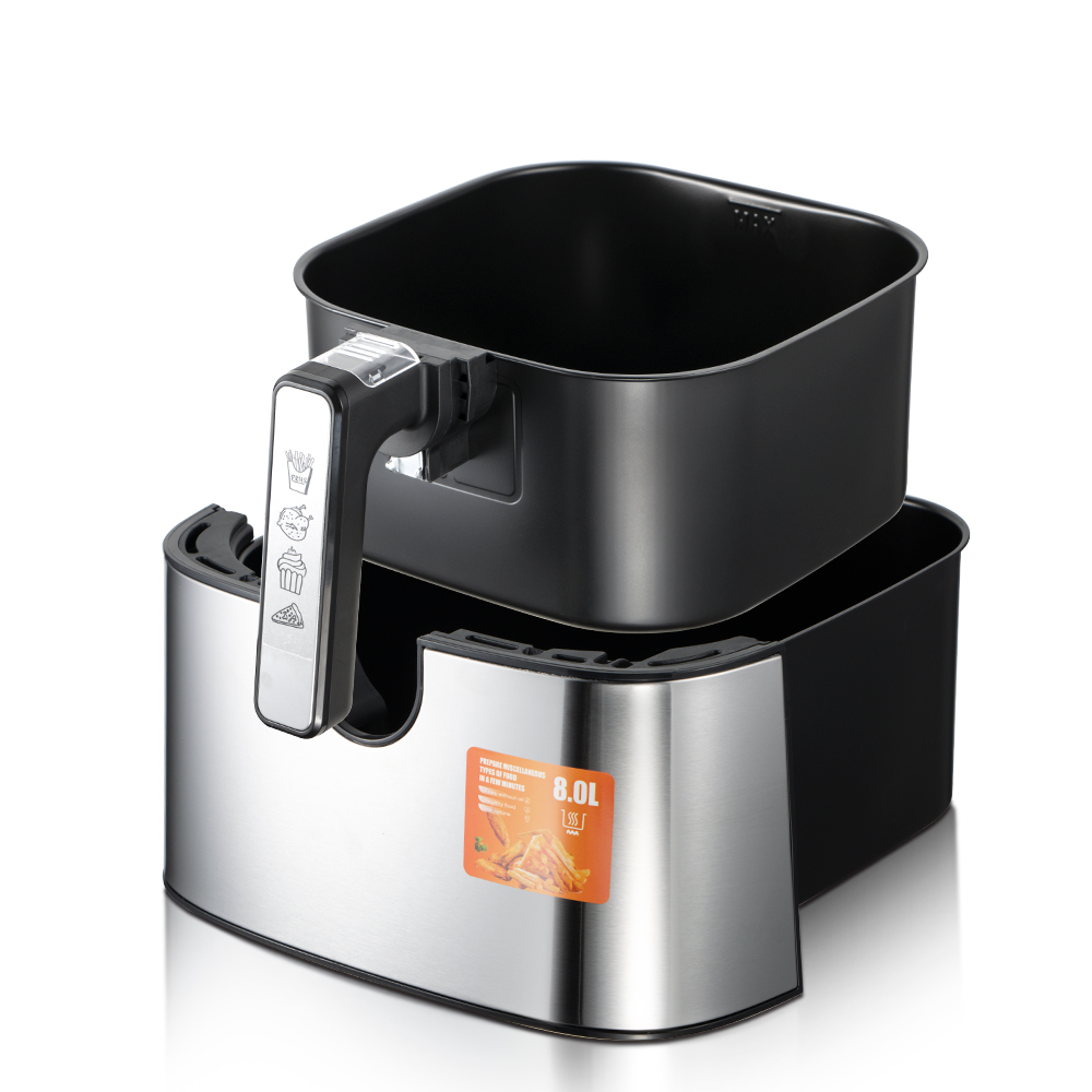 RAF Air fryer, a multi-functional smart touch screen oil-free and smokeless electric fryer with a large capacity of 5L Application Scenario