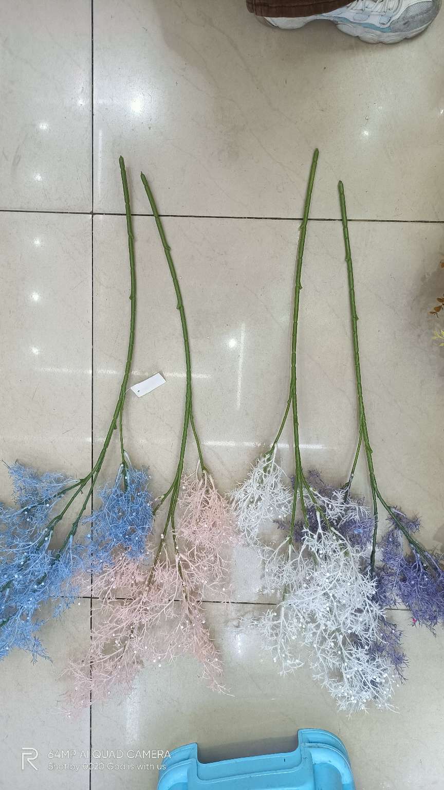 婚庆仿真花 婚庆装饰花，家装干花 仿真花 仿真黄芦草 情人草 details Picture