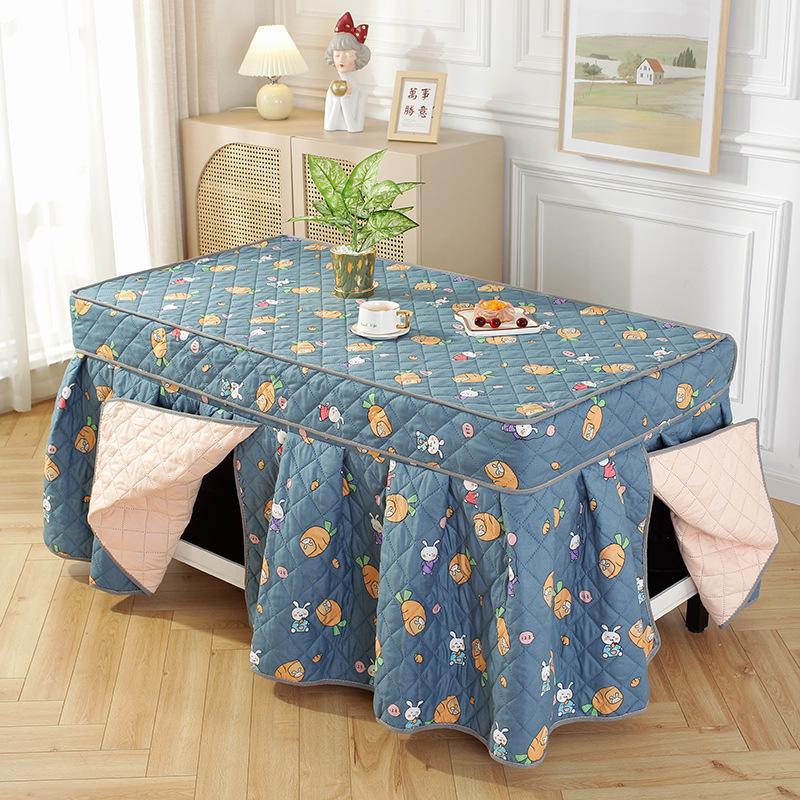 new hot table cover roasting stove rectangular coffee table tablecloth winter electric heating table mahjong machine electric furnace cover Specification drawing