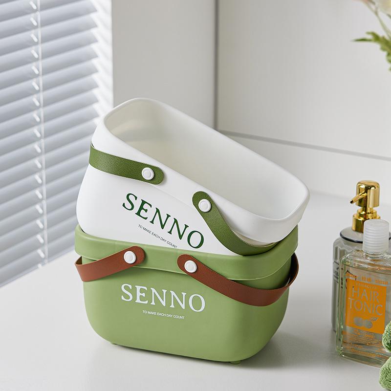 bathroom portable bath basket bath basket student bathhouse plastic bath shampoo bathroom storage basket bath basket