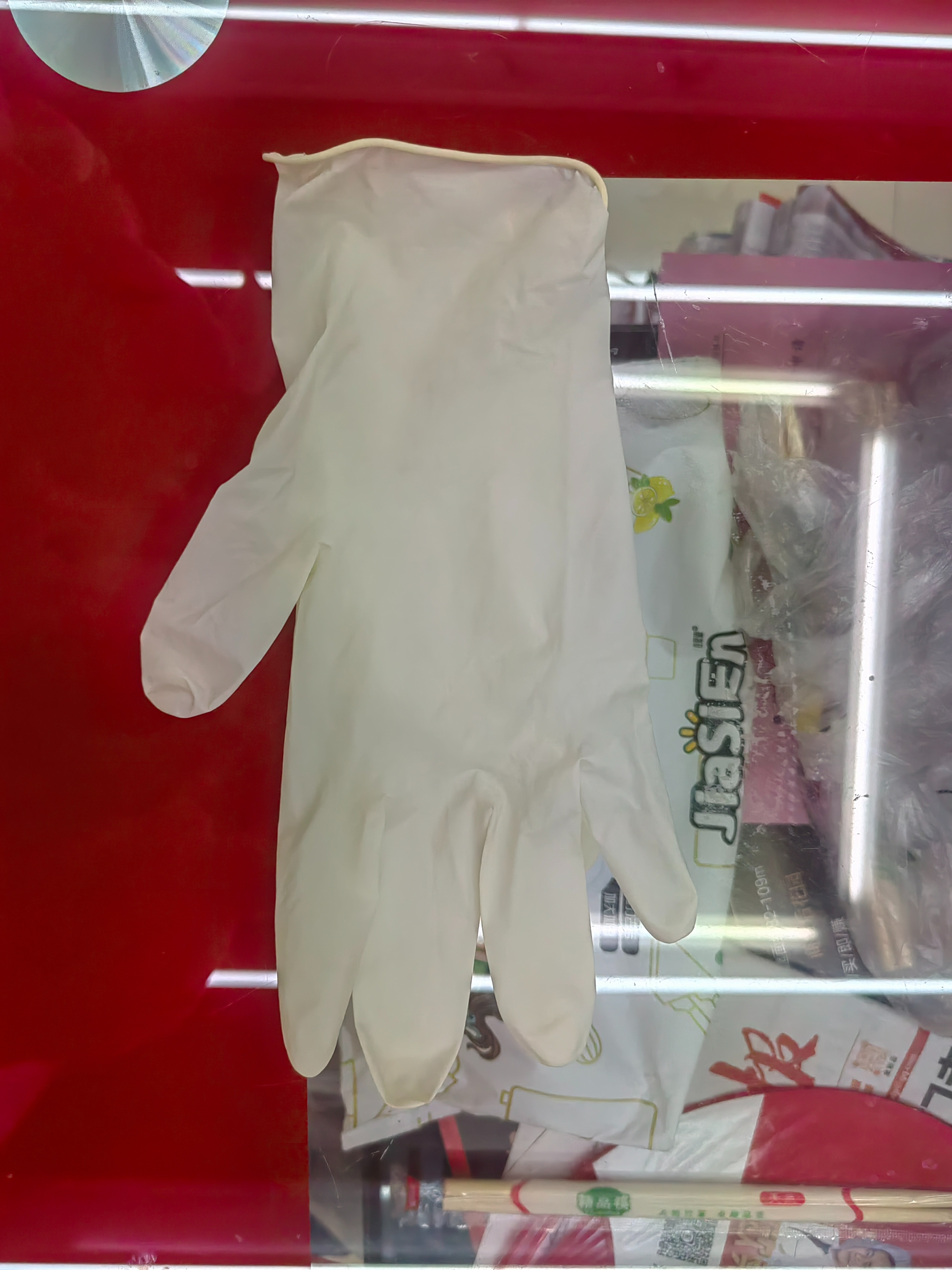 一次性防护手套实物图