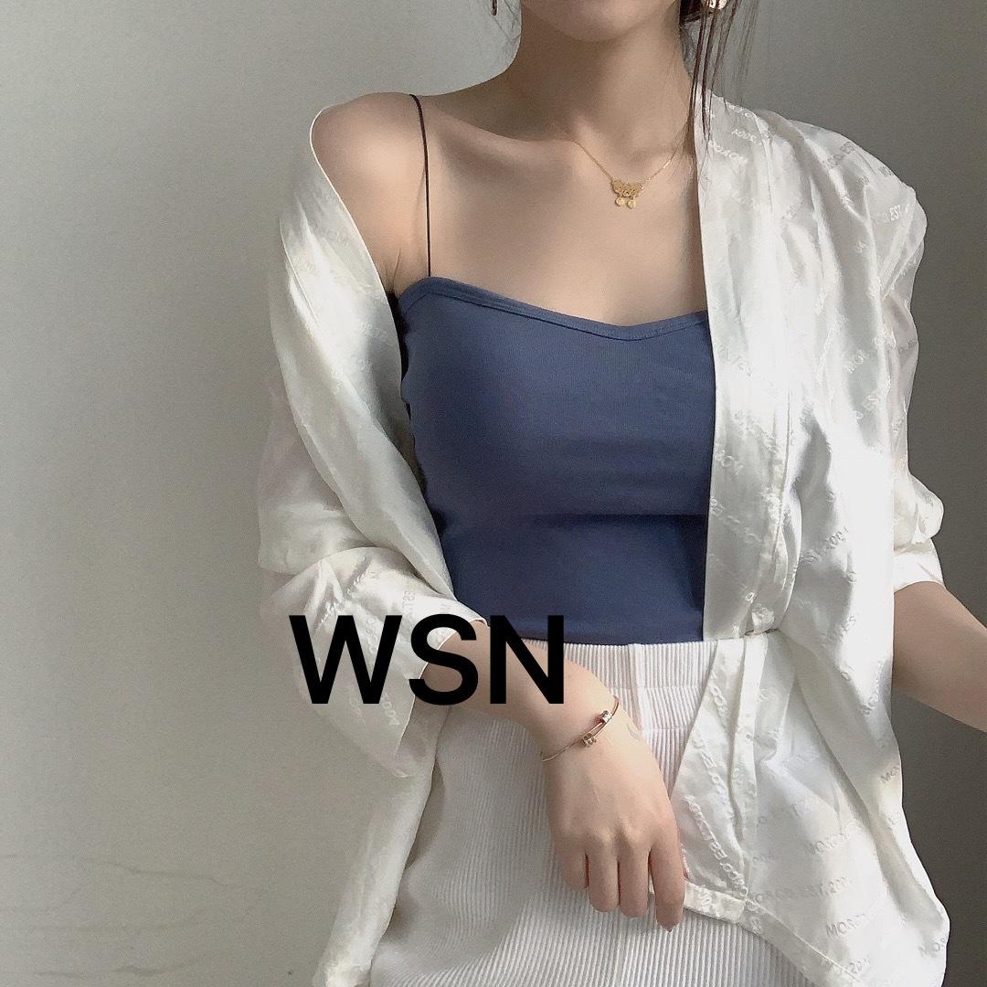 oil painting of girl camisole modal thread cotton camisole invisible band cotton backless crop-top bandeau women