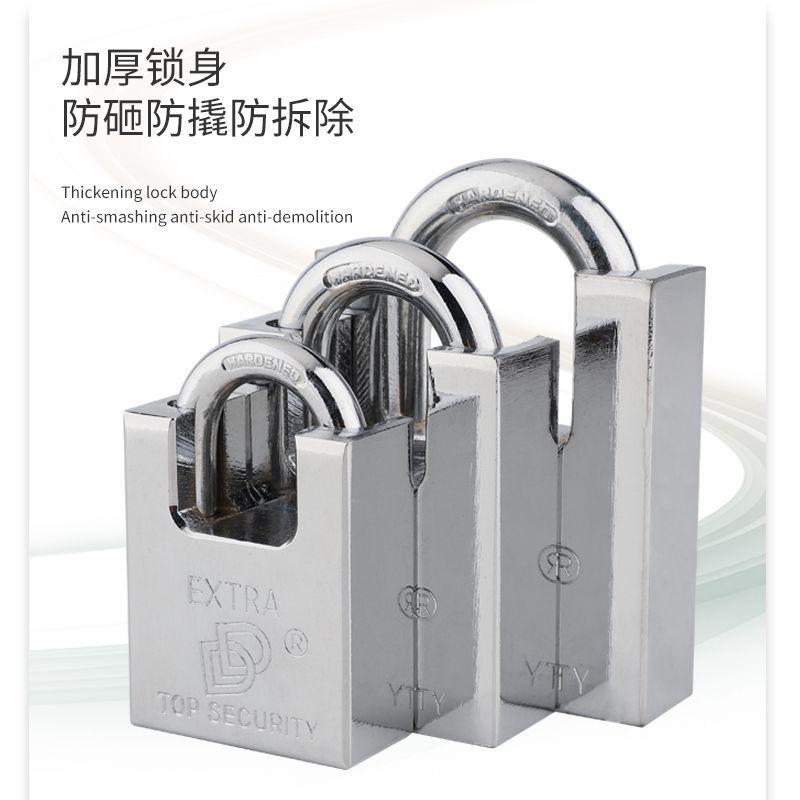 pujiang padlock factory square window lock chrome plated iron locks steering lock longevity safe lock cheap anti-theft anti-skid drawer dormitory Application Scenario