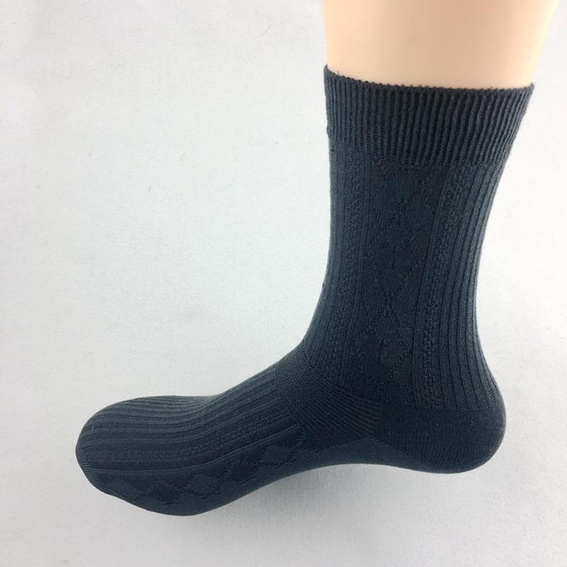 wholesale long tube men's socks business casual socks bamboo fiber men's solid color independent packaging socks gift men's socks