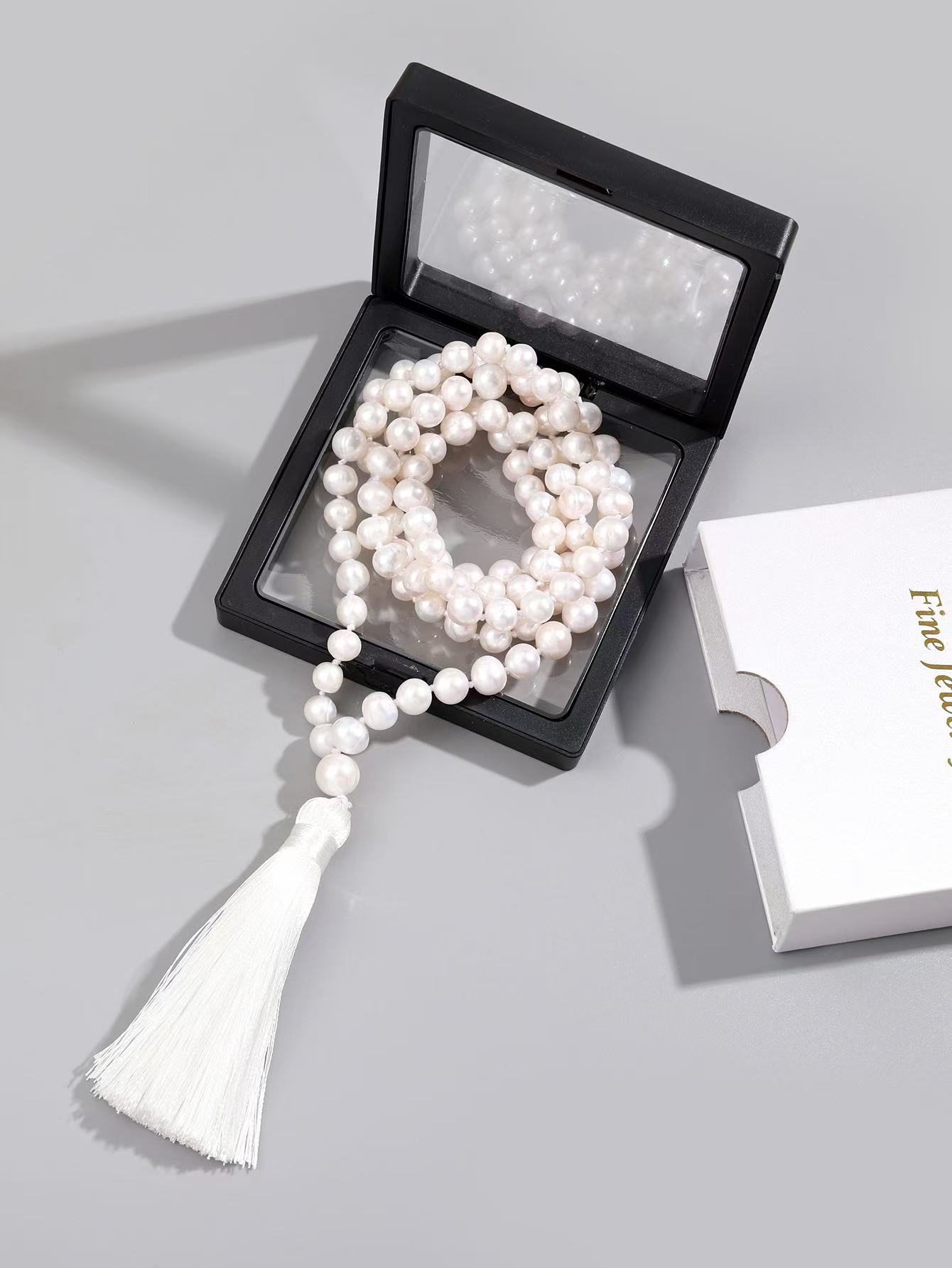 淡水珍珠/佛珠系列/毛衣链产品图