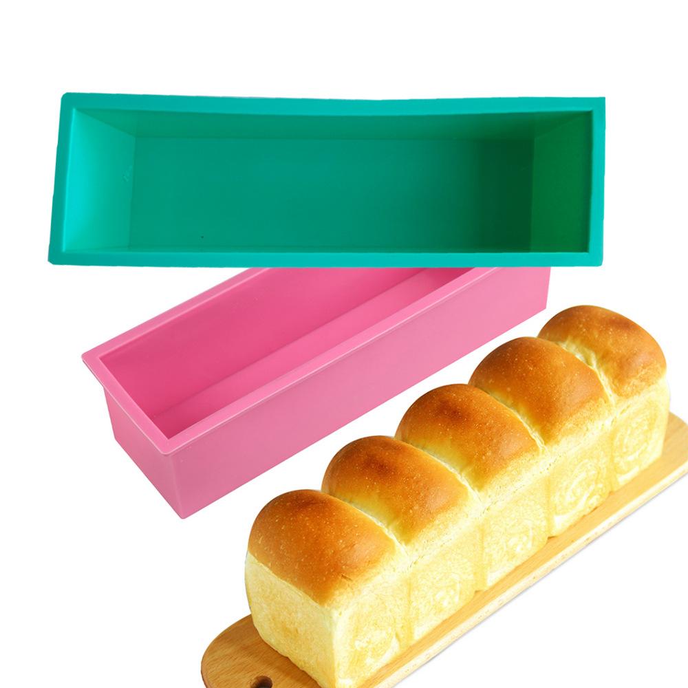 Silicone Single Large Toast Cake Mold Ice Cream Jelly Pudding Soap Mousse Cake Mold full figure