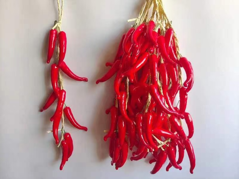 Realistic fruit, farm stay, fruit skewers, decorative hangers, foam fake vegetables, peppers, corn, potatoes, restaurant decoration, hotel decoration detail image 18