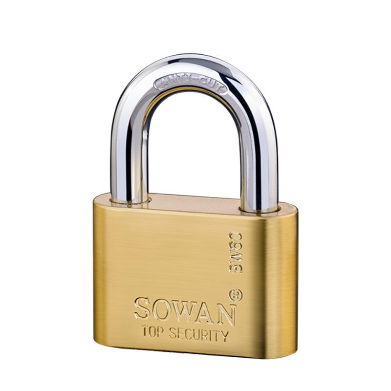 factory direct supply large round corner steering lock manganese steel lock beam anti-theft anti-saw anti-shear single open open dormitory door Item Picture