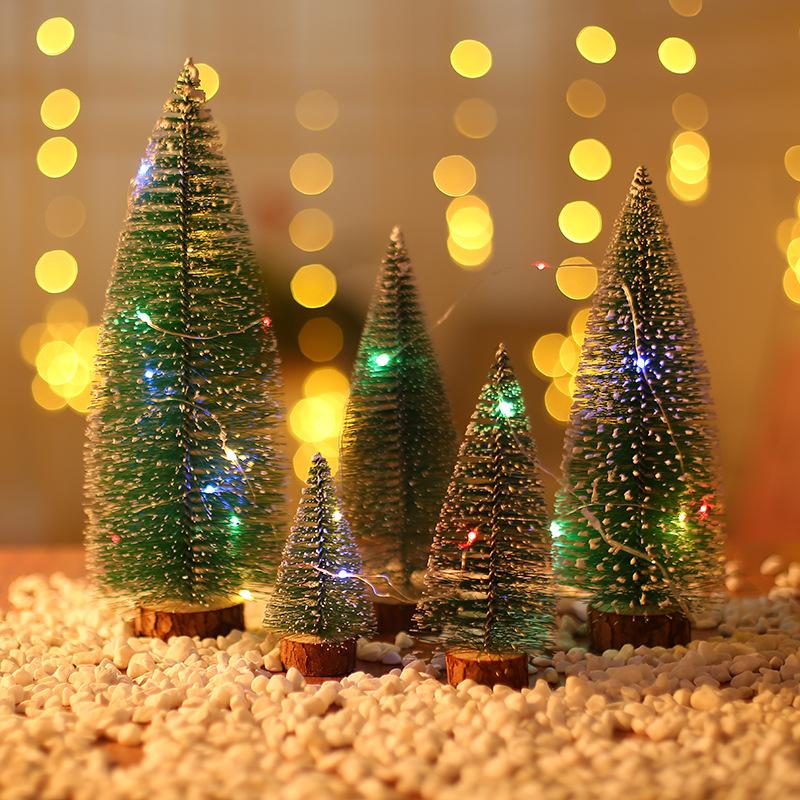 small mini christmas tree office window desktop decoration christmas gift christmas decorations pine tree