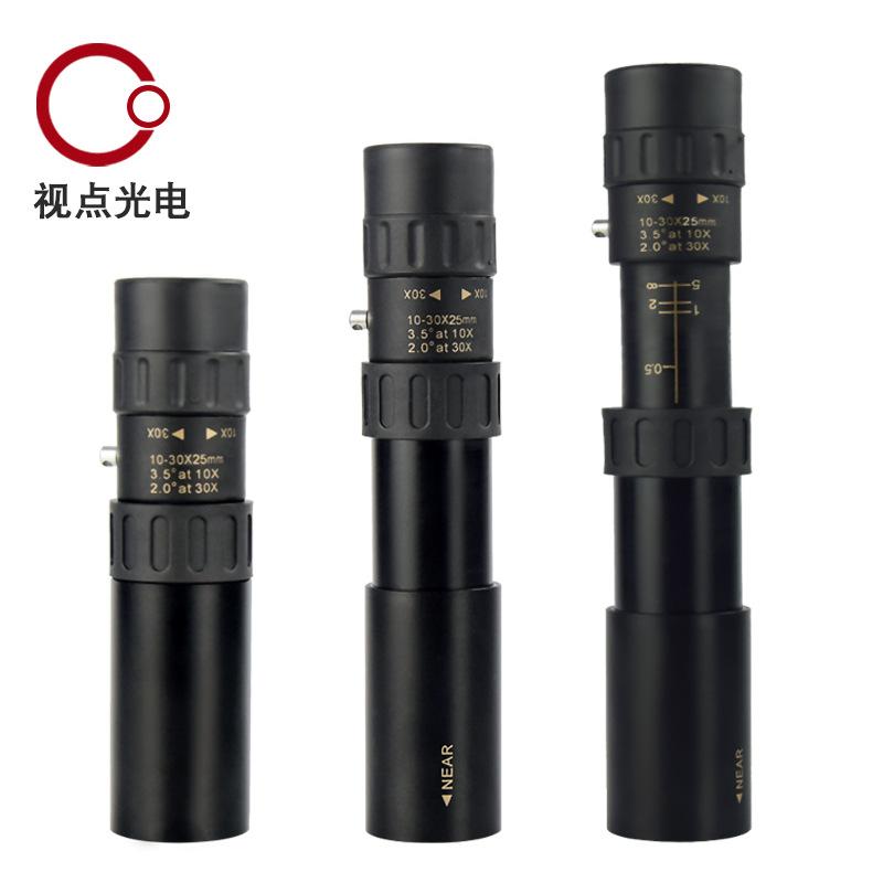 factory wholesale monocular telescope 10-30*25 zoom focusing portable hd optical hd high power telescope