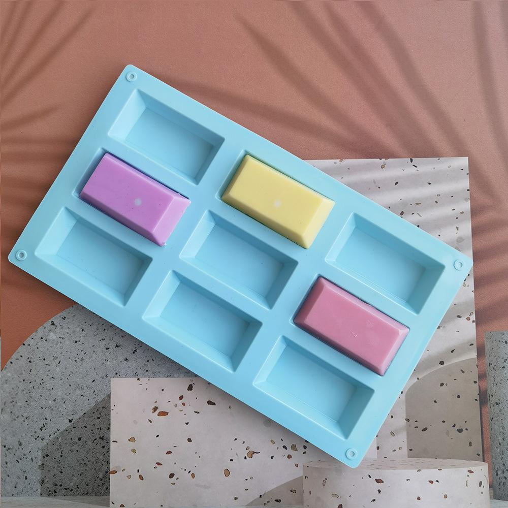 Silicone 9-Piece Fernan Snow Cake Mold Jelly Pudding Soap Cake Mold Baking Tool Specification drawing