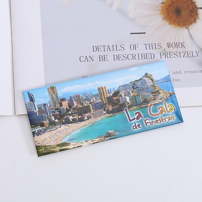 creative advertising magnetic tinplate refrigerator sticker tourist souvenir magnetic stickers creative fridge magnet customizable