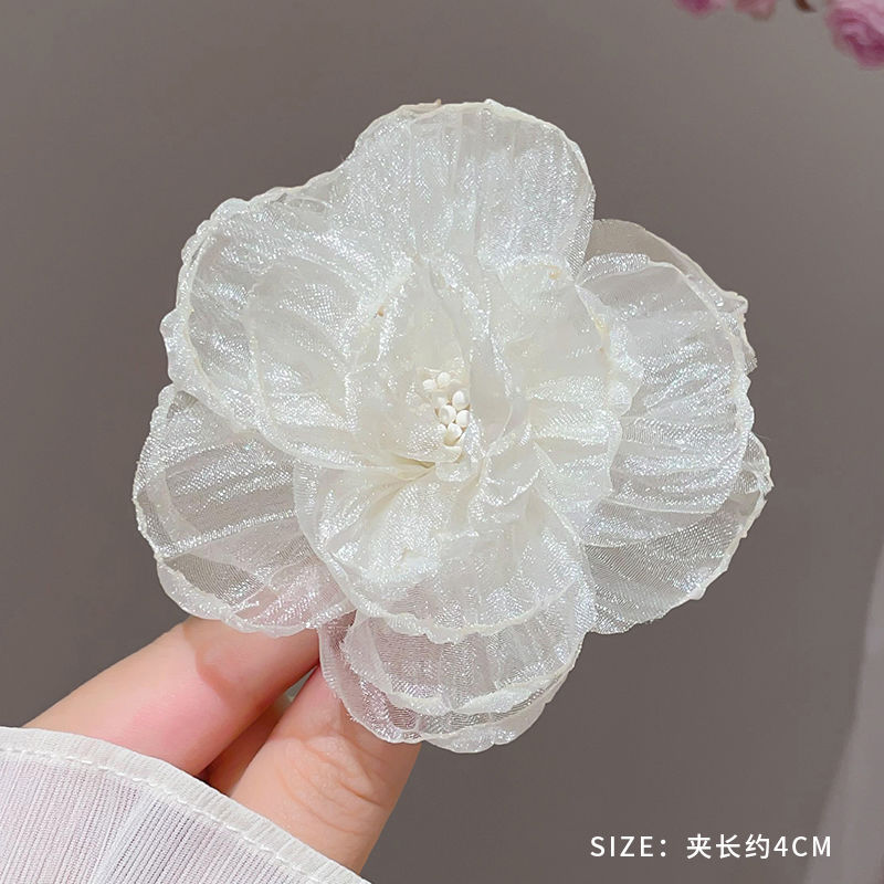 水晶纱翼会动的蝴蝶儿童水钻发夹发卡新款可爱头饰夹子侧边夹碎发夹刘海夹可爱会动的水钻蝴蝶发夹小女孩发饰侧边夹碎发刘海夹详情3