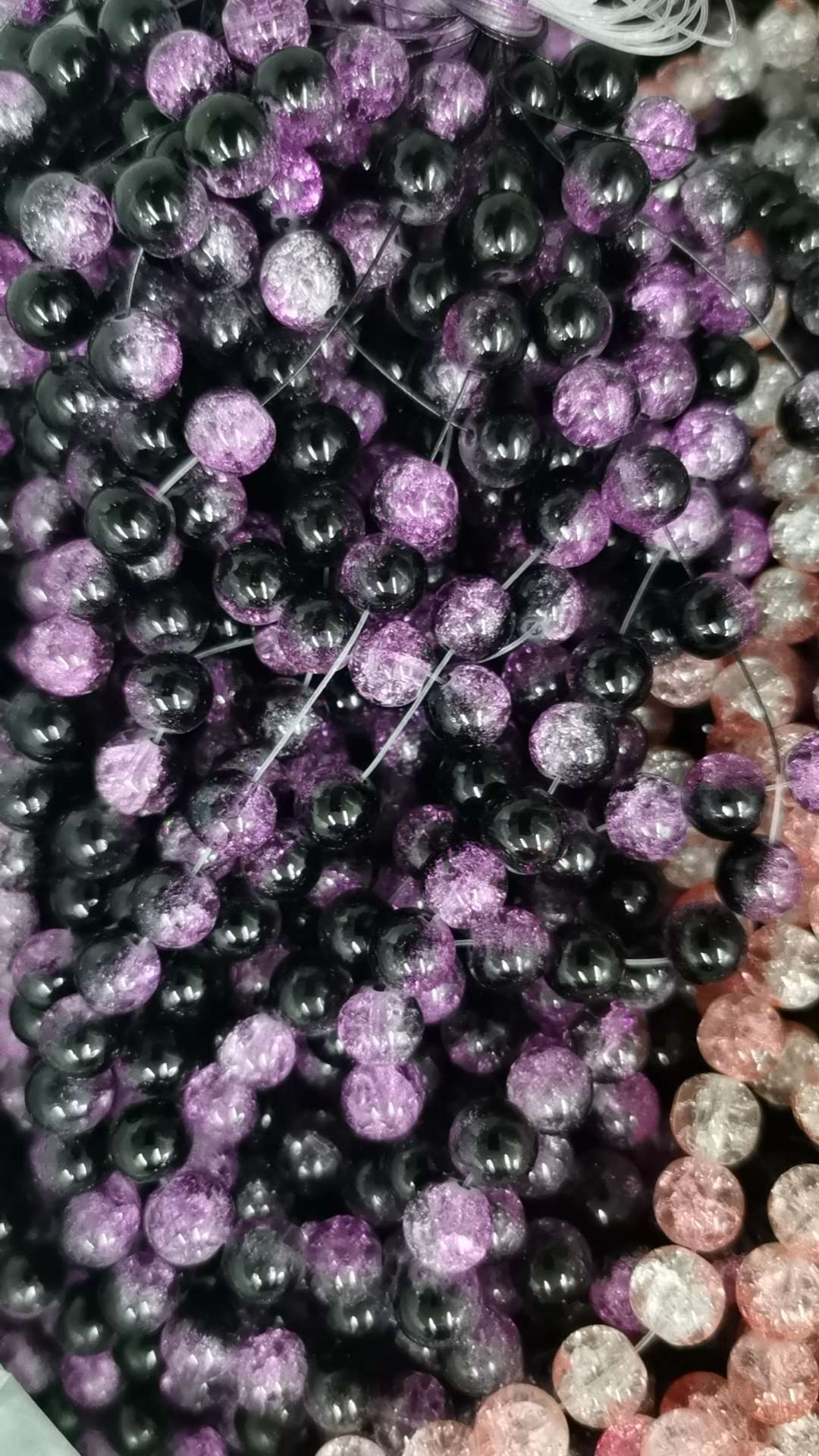 半成品饰品配件 散珠串珠 琉璃珠木珠 树脂珠子 手工DIY珠子 手链项链制作材料珠子