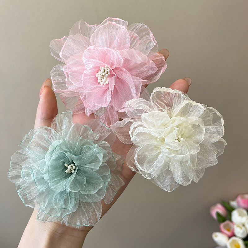 水晶纱翼会动的蝴蝶儿童水钻发夹发卡新款可爱头饰夹子侧边夹碎发夹刘海夹可爱会动的水钻蝴蝶发夹小女孩发饰侧边夹碎发刘海夹详情6