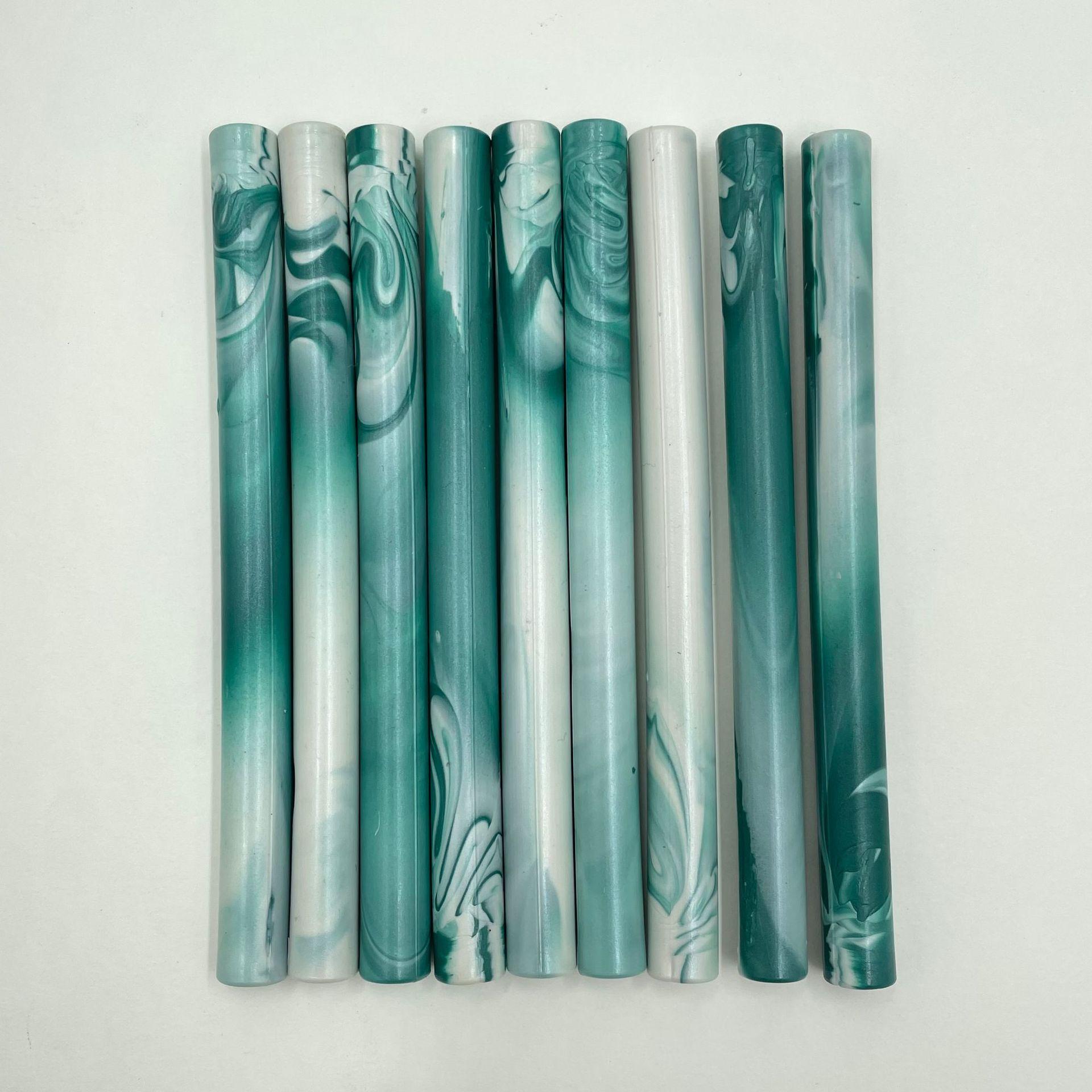 jinyuan matte surface no odor mixed color fire paint wax handmade wax stick cylindrical wax strip hot melt glue gun envelope sealing wax