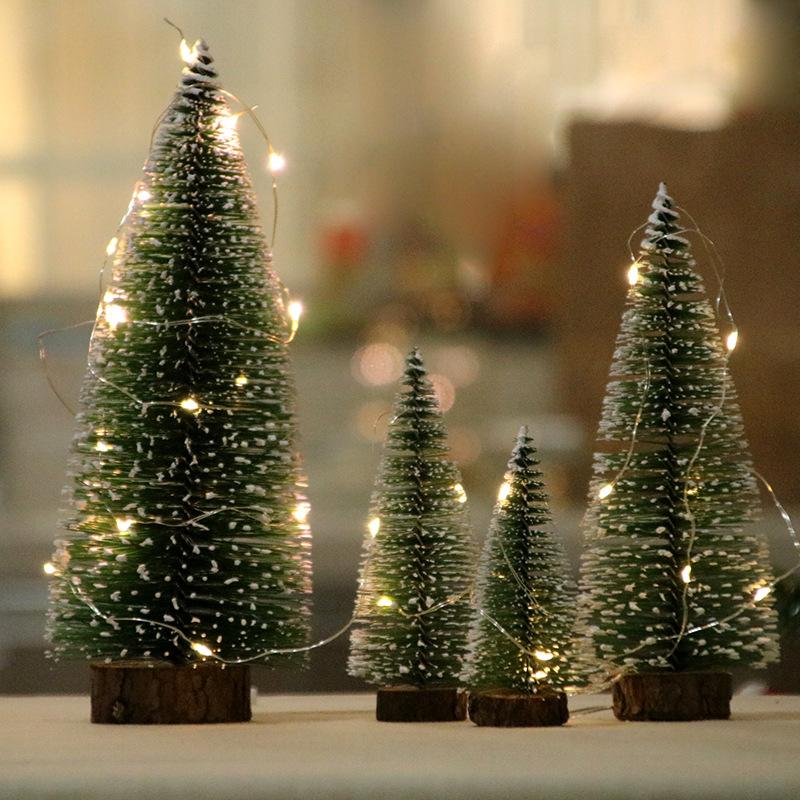 mini christmas tree christmas cedar desktop white pine tree window decoration christmas gift christmas decorations