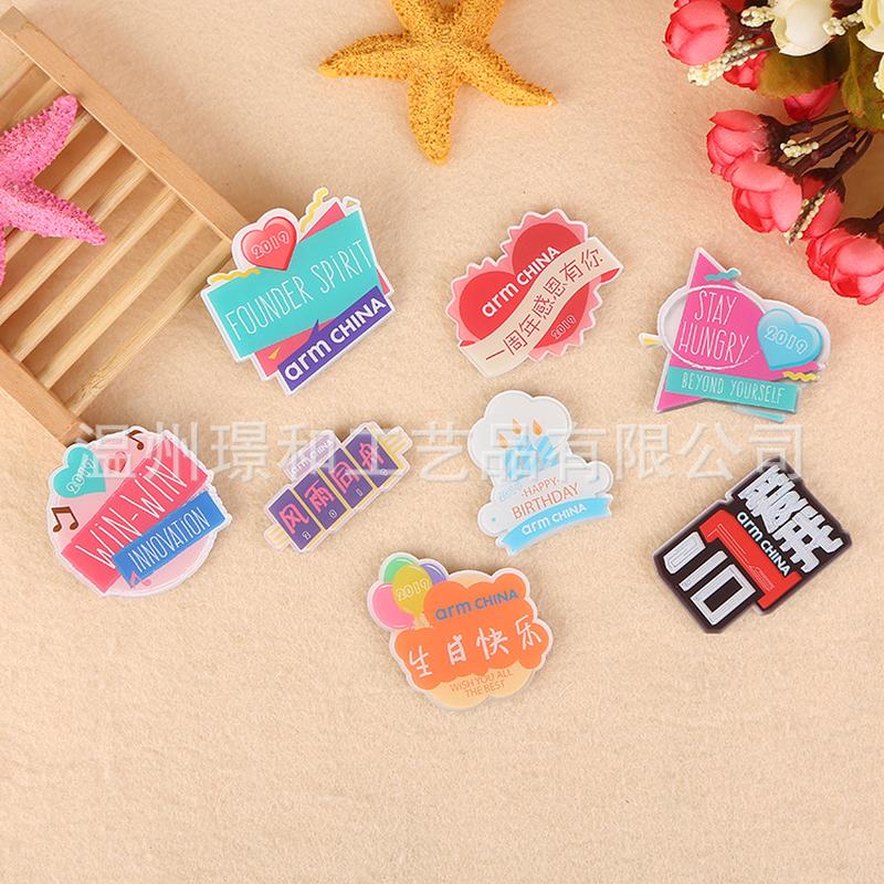 acrylic fridge sticker cartoon cartoon cardboard fridge magnet paper fridge magnet bz-pvc fridge magnet