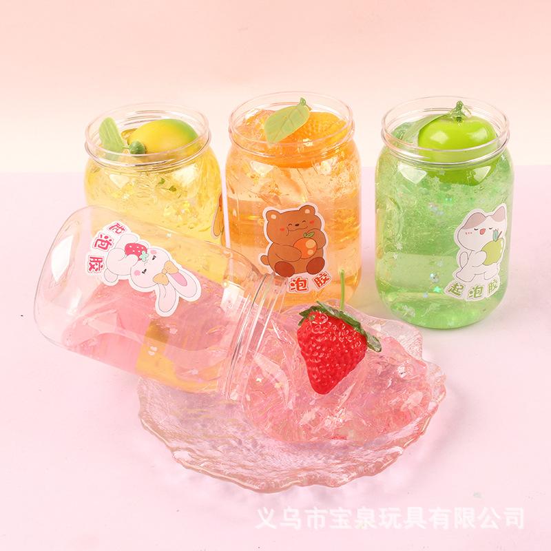 mugupai foaming glue foaming mud crystal mud slim mud vent decompression mud non-stick hand colored mud source factory