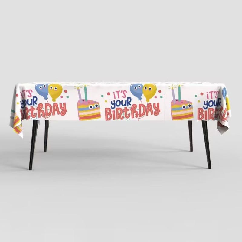 hot selling children's happy school classroom kindergarten scene layout background wall tablecloth balloon decoration party supplies Specification drawing