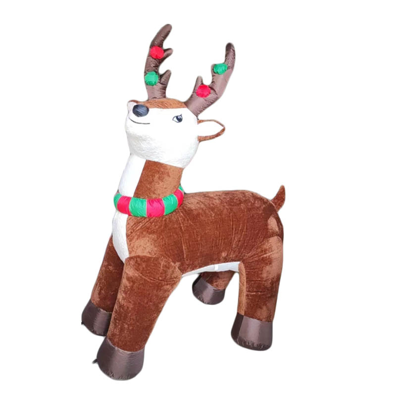 Factory direct sales, just in time for Christmas, 1.8M plush deer wholesale pic 1