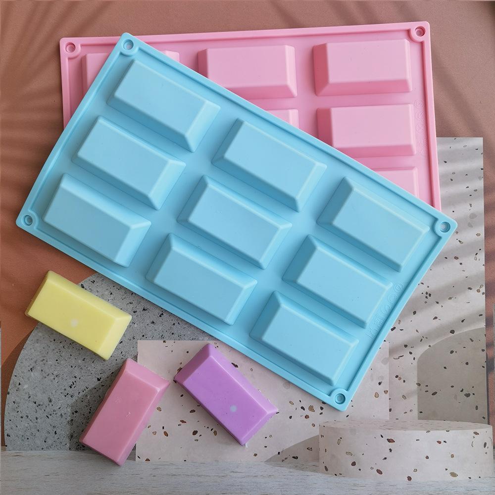 Silicone 9-Piece Fernan Snow Cake Mold Jelly Pudding Soap Cake Mold Baking Tool details Picture