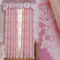 cationic artificial silk curtain fabric european luxury jacquard half shade curtain living room balcony curtain finished product